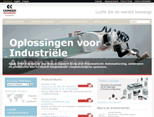 Tablet Screenshot of camozzi.nl