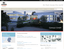 Tablet Screenshot of camozzi.de