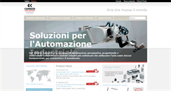 Desktop Screenshot of camozzi.it